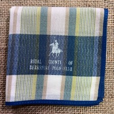 MAN HANDKERCHIEF COTTON ART POCKET SQUARE16" CLASSIC GREEN BLUE  PASTEL STRIPED