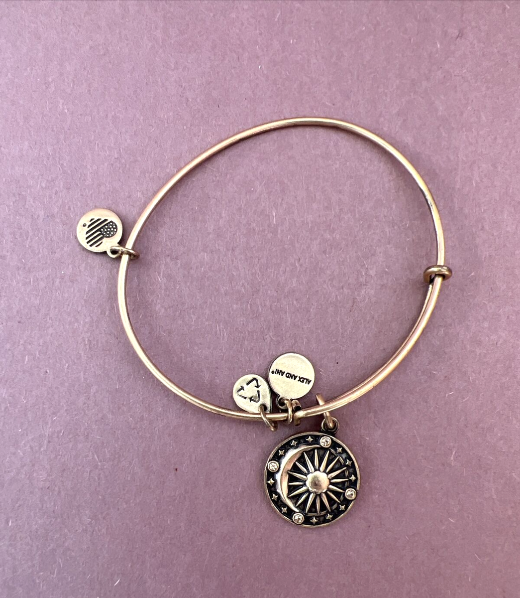 ALEX AND ANI Cosmic Balance Women's Charm Bangle Bracelet Rafaelian Gold