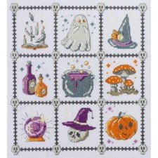 Counted Cross Stitch Kit Halloween DIY Abris Art