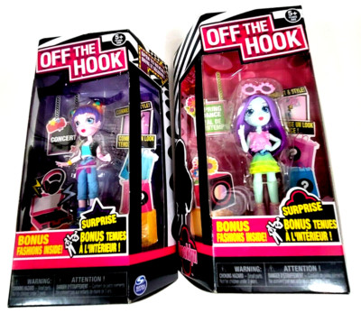 OFF THE HOOK Girls ALEXIS and BROOKLYN  4'' Dolls With Mix And Match Fashions