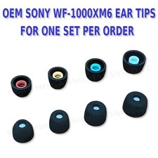 OEM Original Memory Foam Ear Tips For Sony WF-1000XM6 True Wireless Headphones