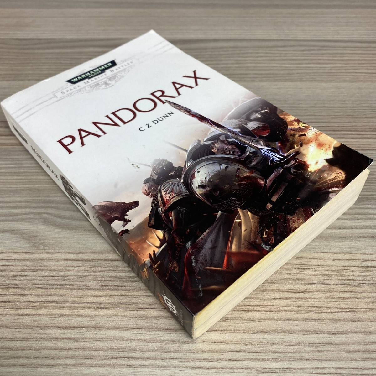 PANDORAX SPACE MARINE BATTLE NOVEL BOOK WARHAMMER 40K 2014 GREY