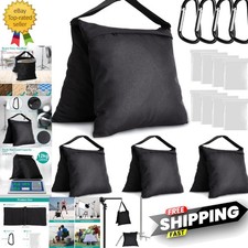 4 Packs Sandbags Weight Bags for Light Stand Photography Video Equipment, Hea...