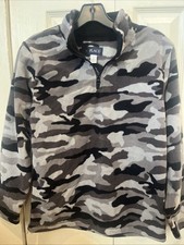 Youth The Children s Place Camo Pullover Fleece Size Large 10/12