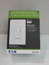 NEW EATON RF9617DW Z-Wave Plus Wireless Accessory Switch, White