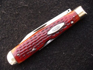 Vintage Case XX USA 61111 1/2L (EXTRA ONE) Red Bone Cheetah Knife '65 '69 Issues