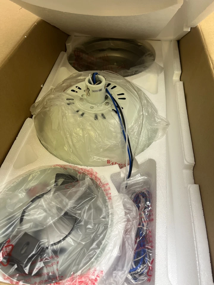 Kichler 300270WH Incus 56" Ceiling Fan with LED Lights and Wall Control, White - Image 3 of 3