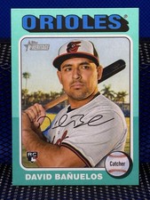 2024 Topps Heritage DAVID BANUELOS Baltimore Orioles RC Rookie Teal