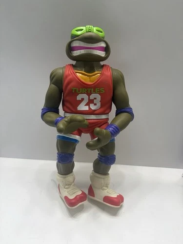 Donatello Vintage 1992 13" Ninja Turtles Giant Slam Dunkin #23 Basketball Figure