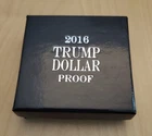 2016 Trump Dollar Proof 1 oz .999 Fine Silver Bullion Round w/ Box & COA