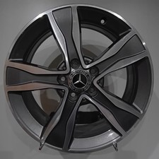 1x Alufelge 17 Zoll 7.0" 5x112 48 5ET A2054010800 Mercedes-Benz W205 Rim Wheel