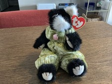 Ty Attic Treasures Purrcy" Cat 8" Plush,Jointed 1993 tags