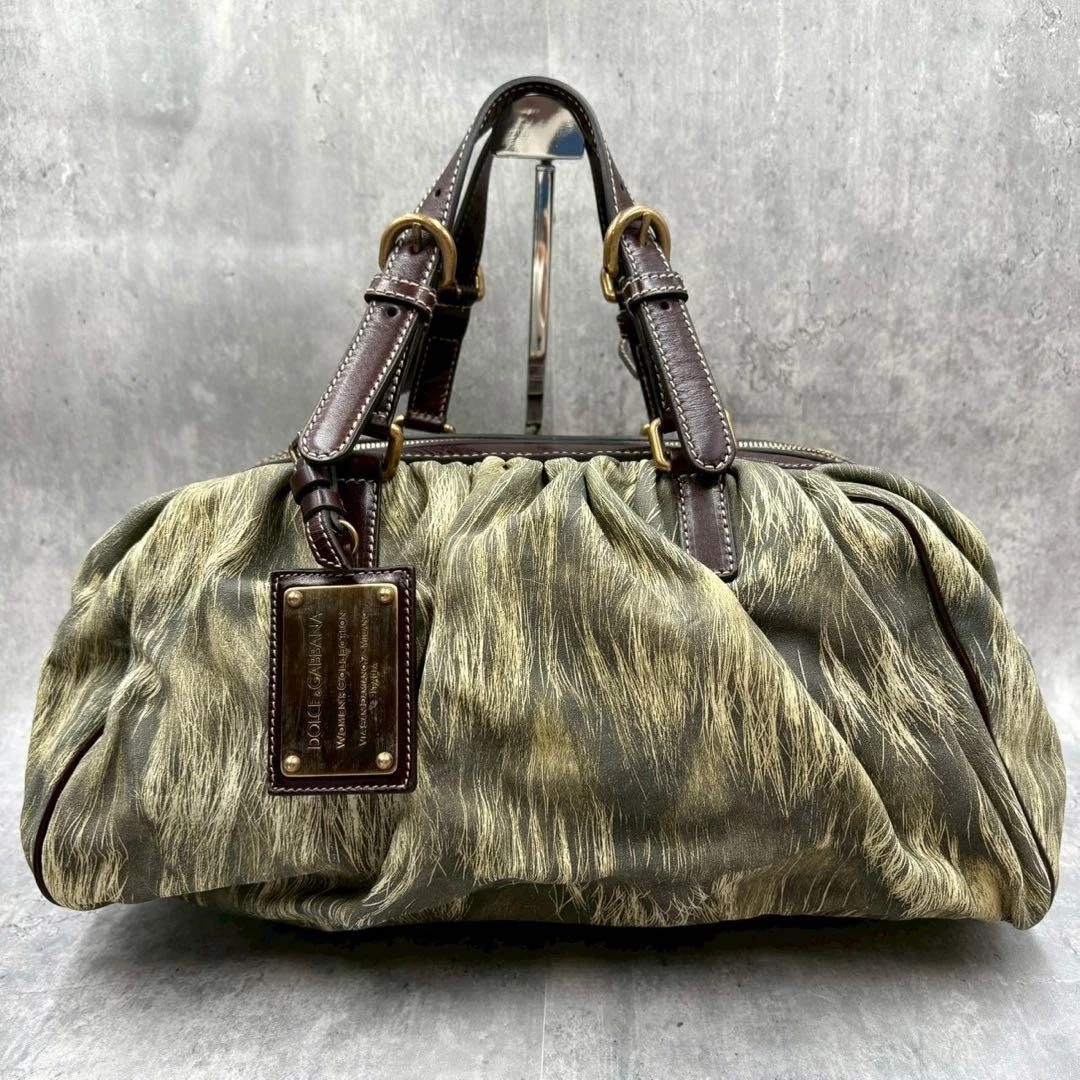バッグ Dolce&Gabbana boston bag 5 zip printed Dolce&Gabbana Zip Leather Exterior Bags & Handbags for Women for