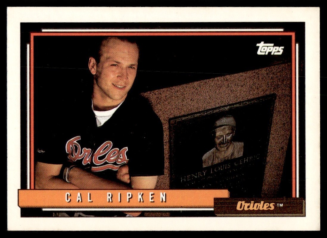 1992 Topps Cal Ripken Jr. Baltimore Orioles #40