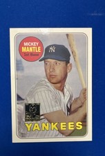 1996 Topps - Mickey Mantle Commemorative Reprints Mickey Mantle #19 1969 Topps