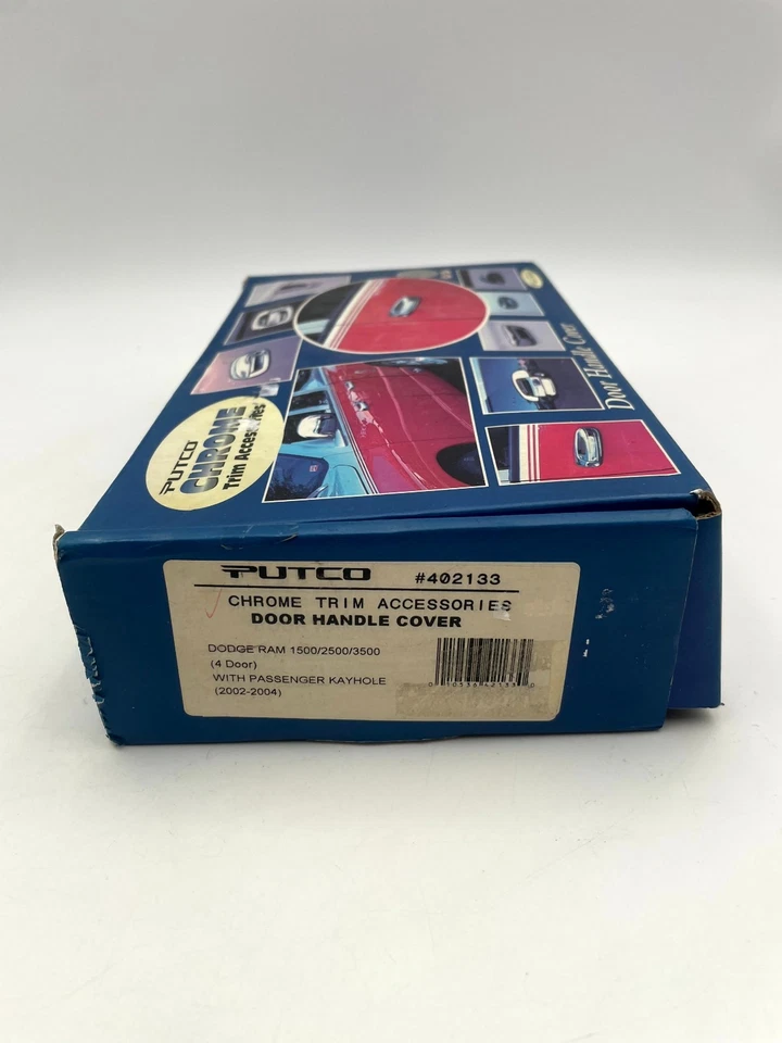 Putco 402133 门把手保护套 铬 适用于 02-04 道奇 Ram 1500、2500、3500 — 第 3/4 张图片