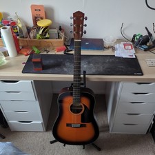 Fender CD-60 SB-DS-V2 Acoustic Guitar Excellent Condition