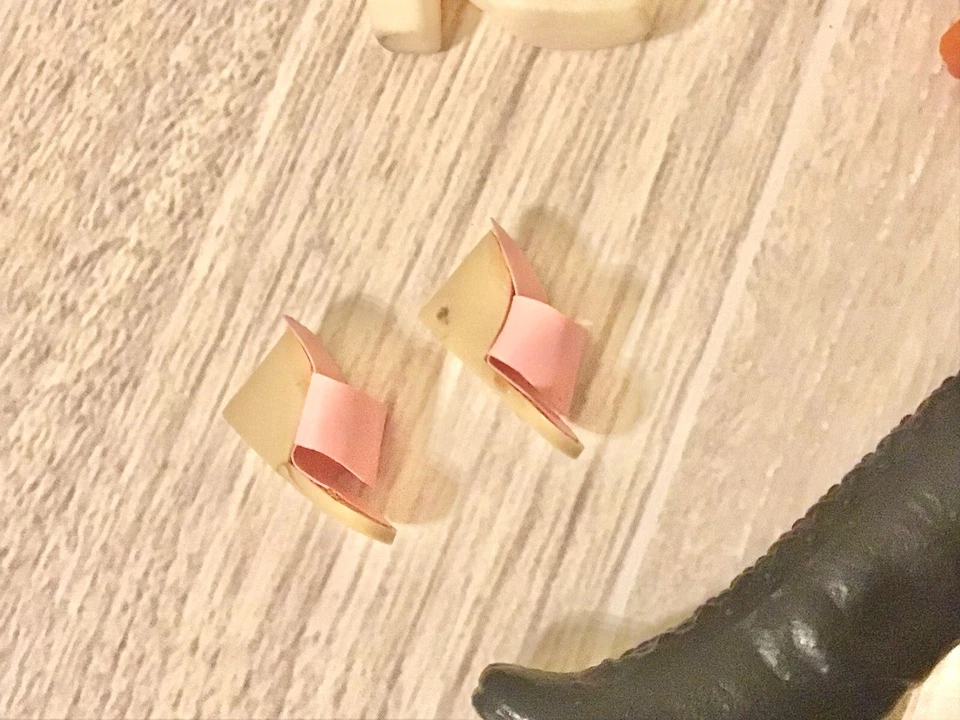 Barbie Shoes Lot Mod 1971 Fashion Accessories #3382 Wedge Shoes & Boots VHTF - Image 4 of 4