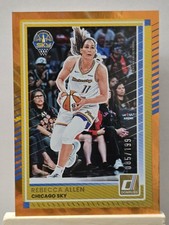 2025 Panini Donruss WNBA - Rebecca Allen #76 Orange Laser /199