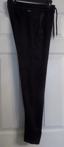 Men's RBX X Dri Joggers Pants Cuffed Slash Zip Pockets Black Size S Drawstring - Picture 2 of 7