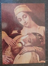 art postcard Ali Pascha and Kyra Vasiliki painting unposted