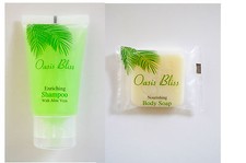 Lot of 24 Travel Size Hotel Toiletries Shampoo and Bar Soap 12 of each 