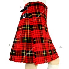 Handmade 8 yard 16 oz Traditional MacQueen Tartan Kilt  Custom Size Kilts