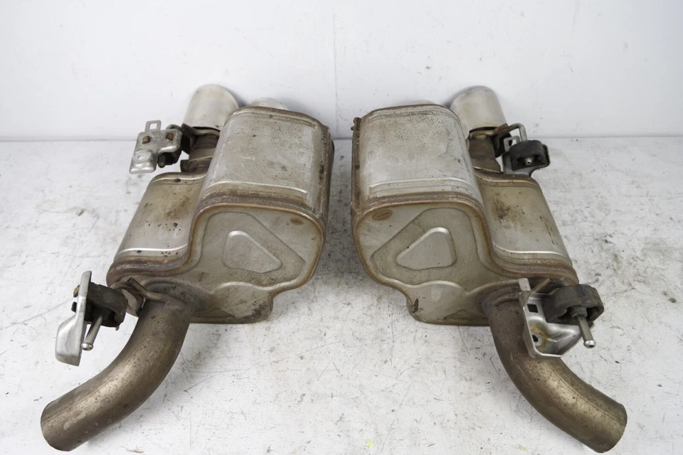 2014 - 2020 MASERATI GHIBLI S LEFT & RIGHT MUFFLER EXHAUST SET OEM 82K - Изображение 4 из 4