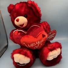 2006 Dan Dee Collector Choice Valentines Day Red Plush Sweetheart Teddy Bear 20"