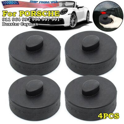 4X Rubber Jacking Point Jack Pad Adaptors For Porsche Boxster 911 996 997 Cayman