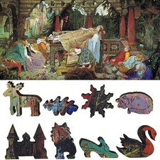 Wooden Jigsaw Puzzle for Adults by FoxSmartBox - 320 Pieces - Sleeping Princess