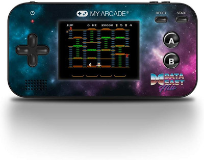 Gamer V - Handheld Gaming System - 220 Retro Style Games plus 8 Data East Classi