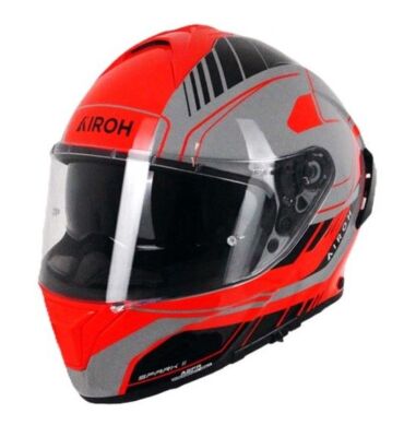 Airoh Spark 2 Chrono Full Face ECE2206 Motorcycle Motorbike Helmet Orange Gloss