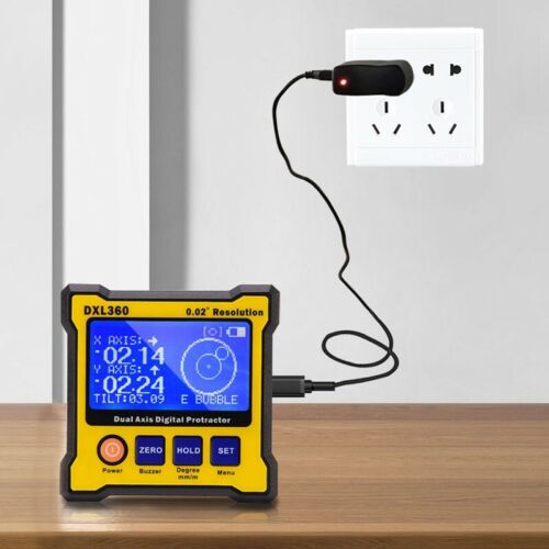 DXL360 Dual Axis Digital Angle Protractor Magnetic Inclinometer Angle Finder ot2 - Picture 3 of 6
