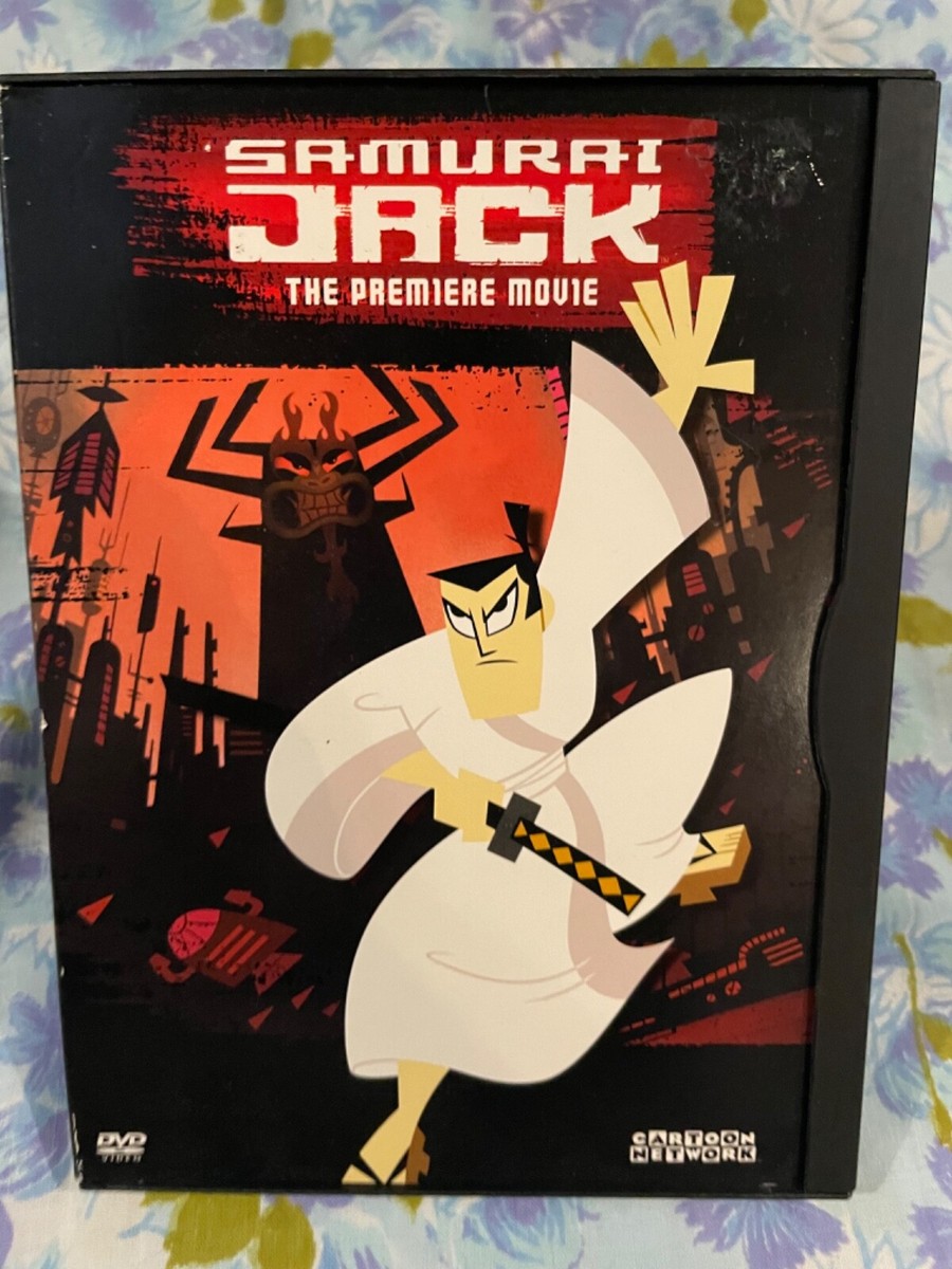 DVD Samurai Jack The Premiere Movie Cartoon network Anime 2001
