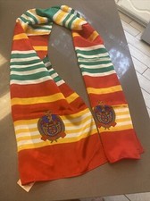 Liz Claiborne Vintage Silk Scarf With Orig Tags 10"x60  Made In Japan