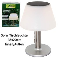 Led Solar Tischlampe 28X20Cm Innen / AußEn Garten Terrasse Balkon Tischleuchte