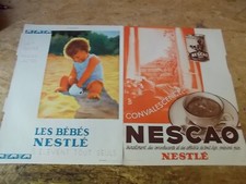 BEBE NESTLE ART DECO French Ad orig par WILQUIN 24 + NESCAO ILLUSTRATION 1933