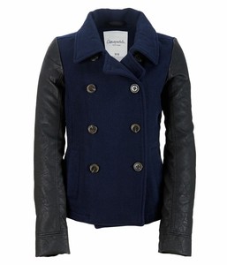 casaco azul escuro feminino