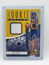 Bol Bol 2019-20 Panini Absolute Materials Rookie Threads Level 1 Denver Nuggets