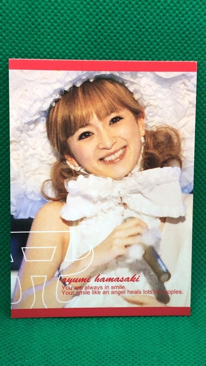 Ayumi Hamasaki Trading Card collection card Japan Singer Ayumi Hamasaki Trading Card collection card Japan Singer