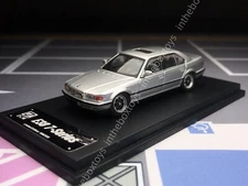 DCM 1/64 E38 7-Series Silver Diecast Model Car Collection Limited Edition Hobby