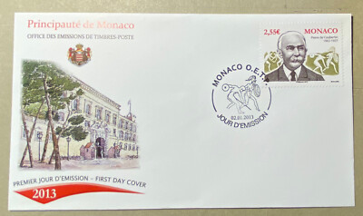 MONACO - FDC - 150. Geburtstag Pierre de Coubertin (1863-1937)