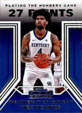 2020-21 Contenders Draft Picks Playing the Numbers Game #24 Nick Richards