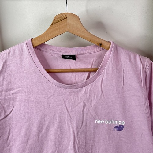 New Balance Shirt Womens Extra Large Pink Sports Activewear Short Sleeve - Picture 4 of 9