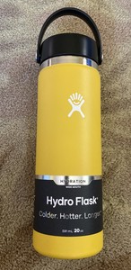 yellow 20 oz hydro flask