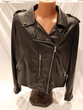 Chelsea Deboer By Lily & Lottie Faux 2xl Leather Jacket Coat.