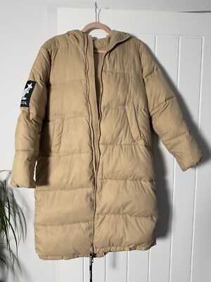 H&M x Kangol Collab Winter Oversized Puffer Jacket Padded Coat Size S, Uk  8/10 UK