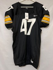 2018 NIKE Custom Vapor Mens Large #47 Varsity Football Jersey Black 908718-010