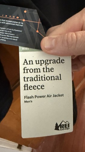 REI Flash Power Air Jacket Polartec fleece - Picture 5 of 5